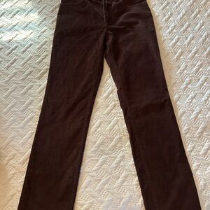 Brooks Brothers Dark Brown Boy’s Straight Leg Light Weight Corduroy pants